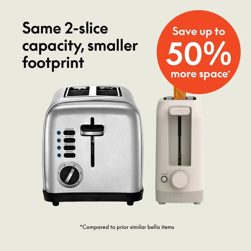 Bella Slim Long Slot Toaster