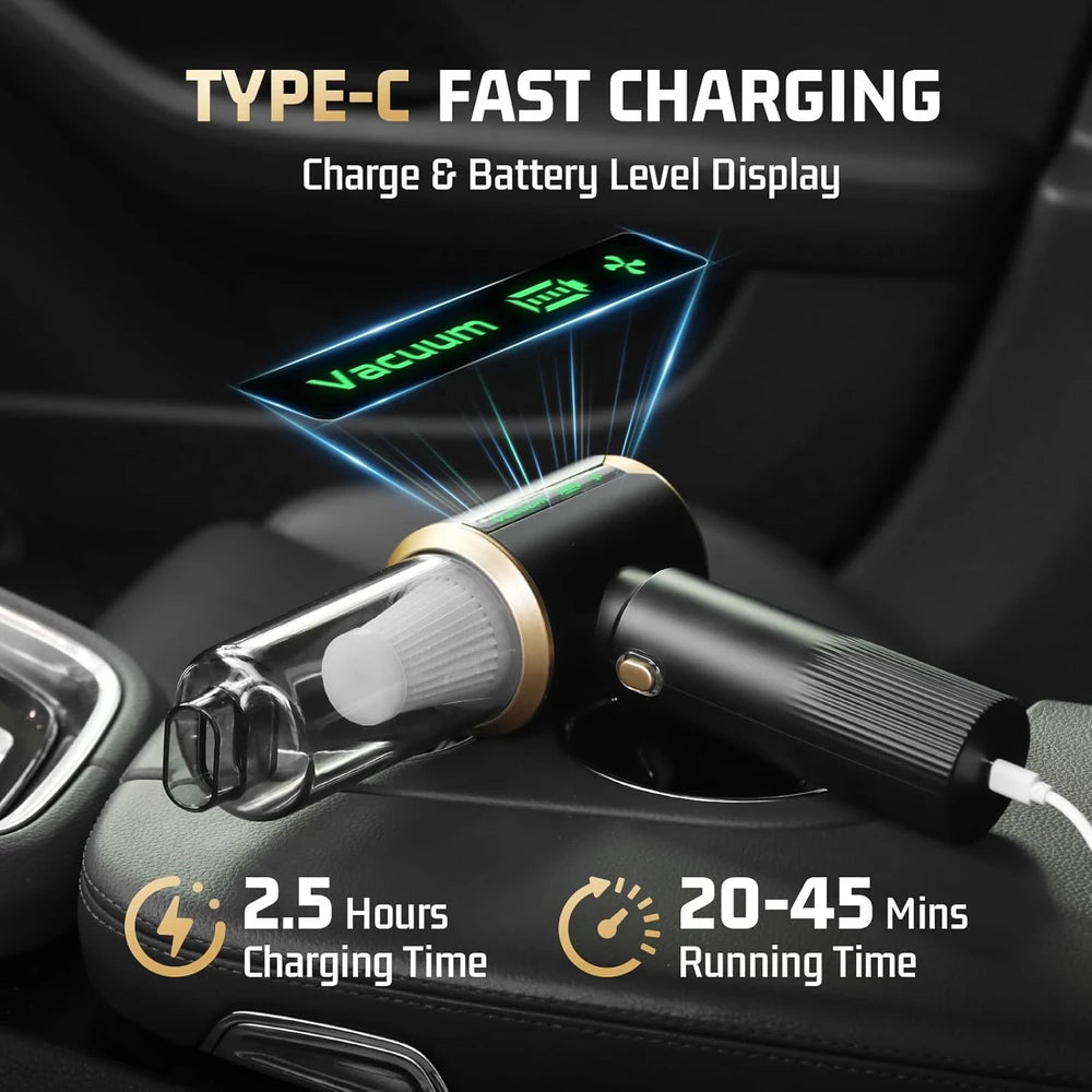 Portable Handheld Cordless Car Vacuum
