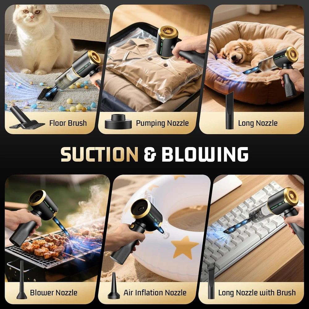 Portable Handheld Cordless Car Vacuum