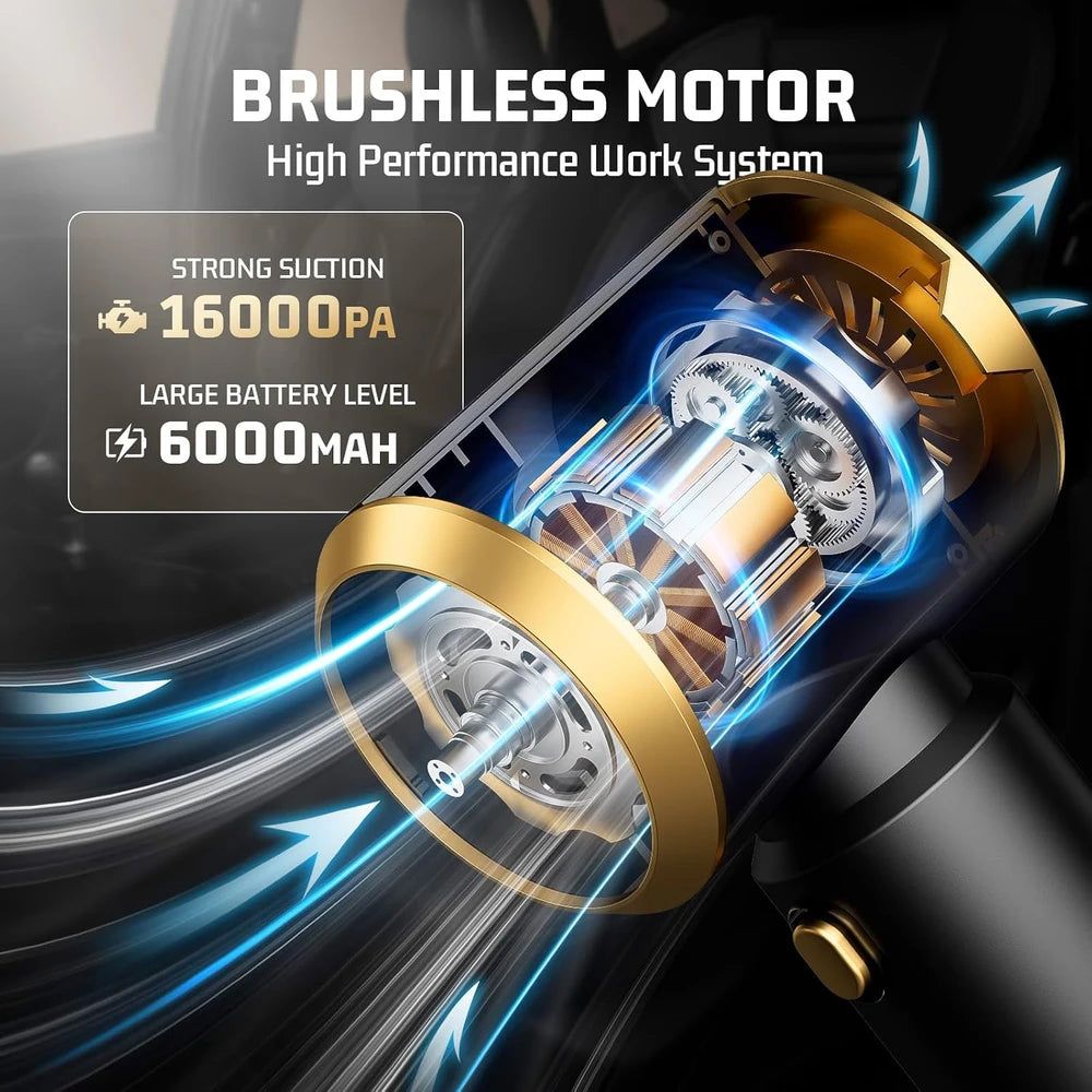Portable Handheld Cordless Car Vacuum