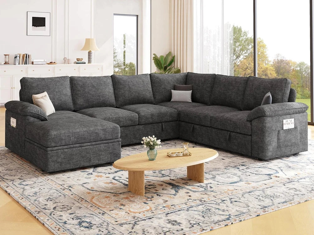 U-Shaped Modular Sleeper Sectional