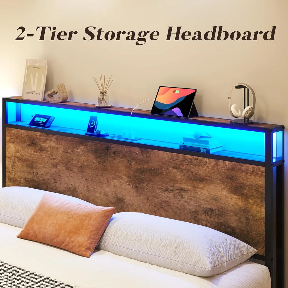 Lifezone Metal Queen Bed Frame