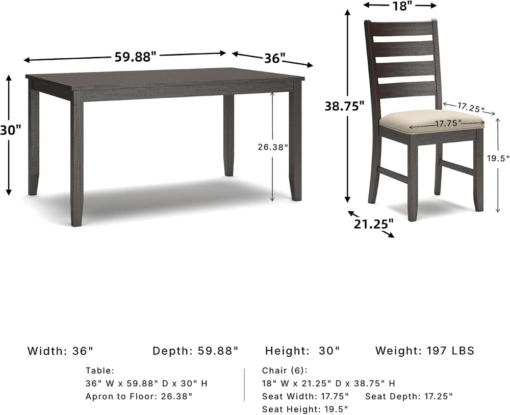 Rokane Rectangular Dining Set