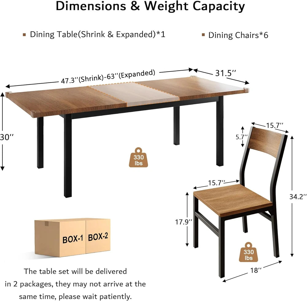 iPormis Extendable Dining Set