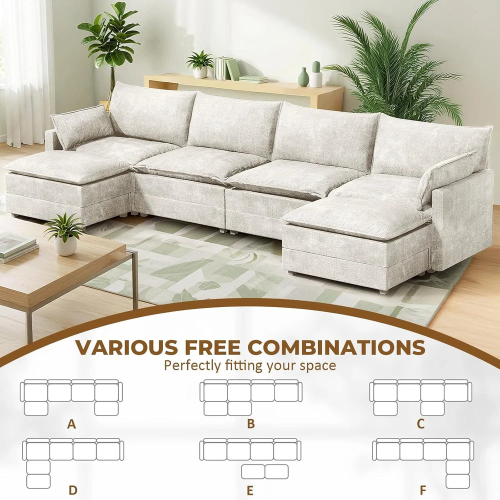 Leveleve Modular U-Shape Sofa
