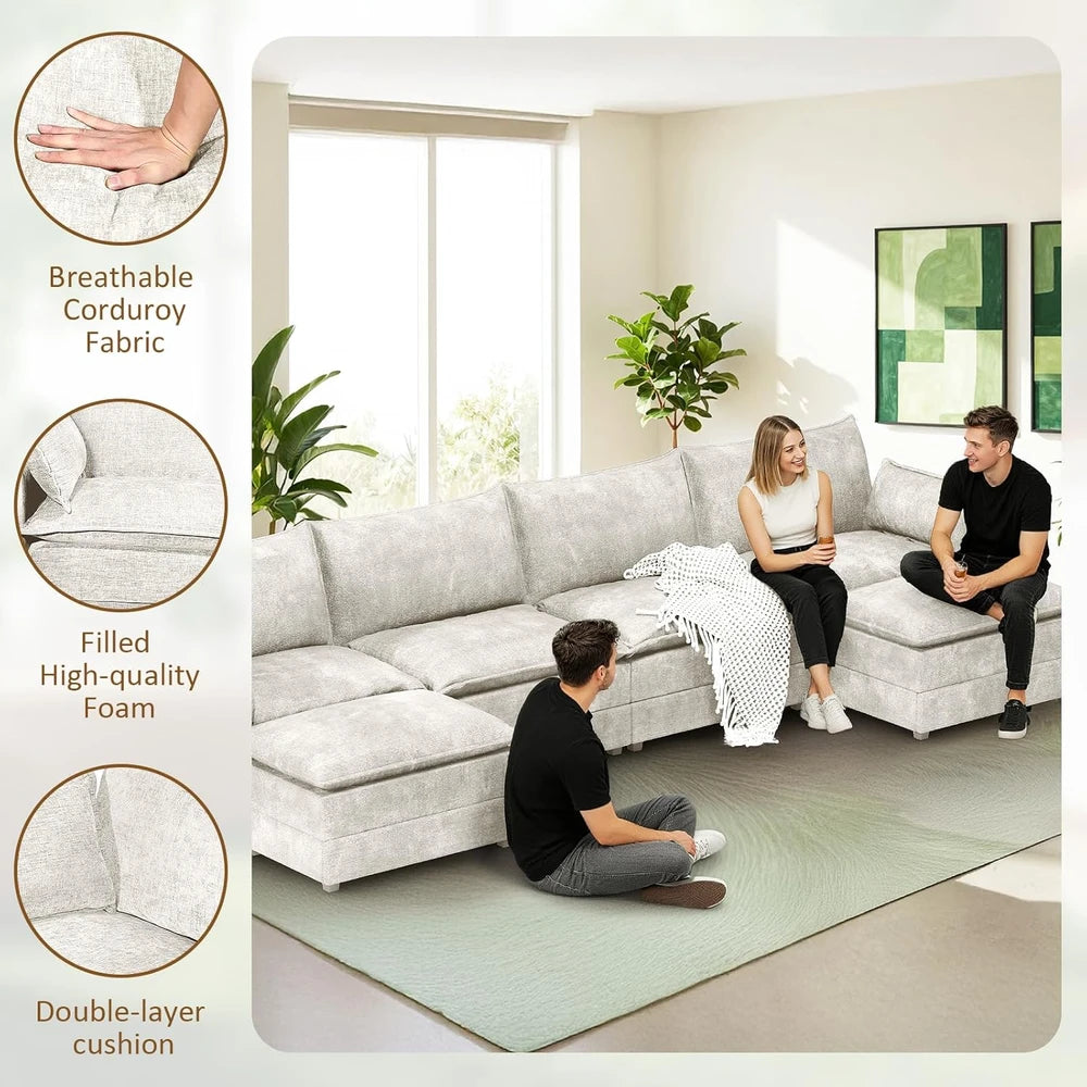 Leveleve Modular U-Shape Sofa