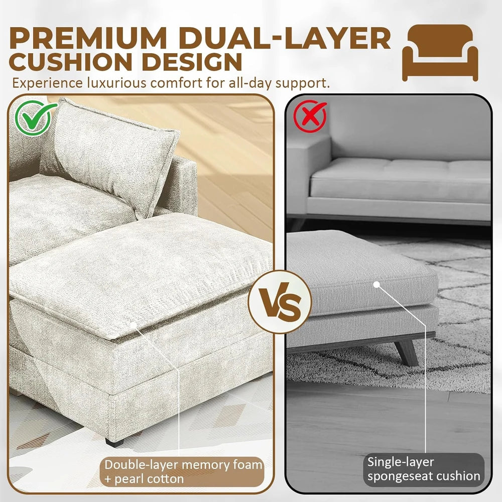 Leveleve Modular U-Shape Sofa