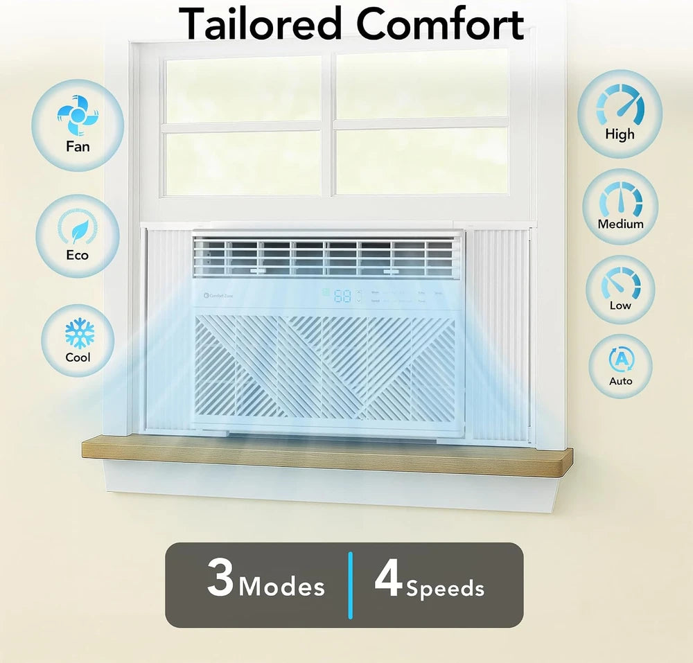 Comfort Zone Smart Window Air Conditioner