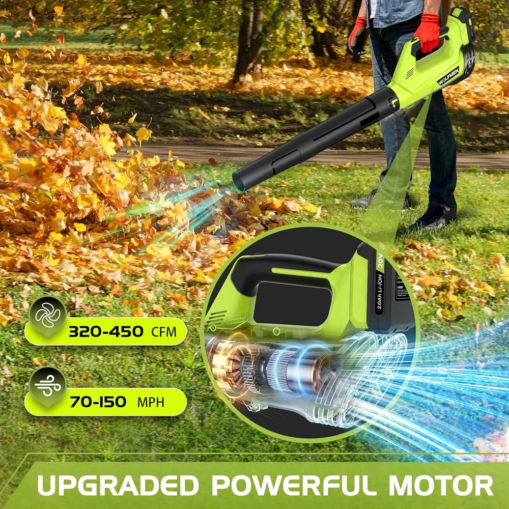 Wolfmen Cordless Electric Leaf Blower