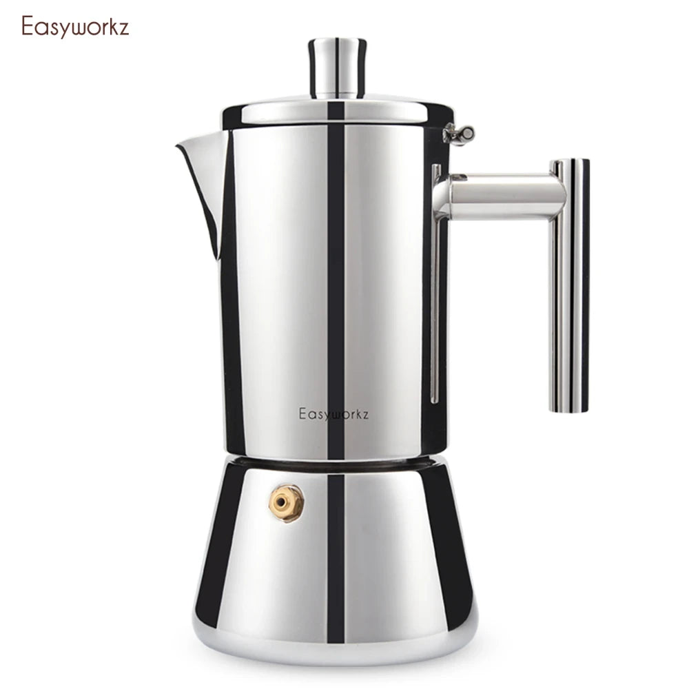 Easyworkz Diego Stainless Steel Stovetop Espresso Maker