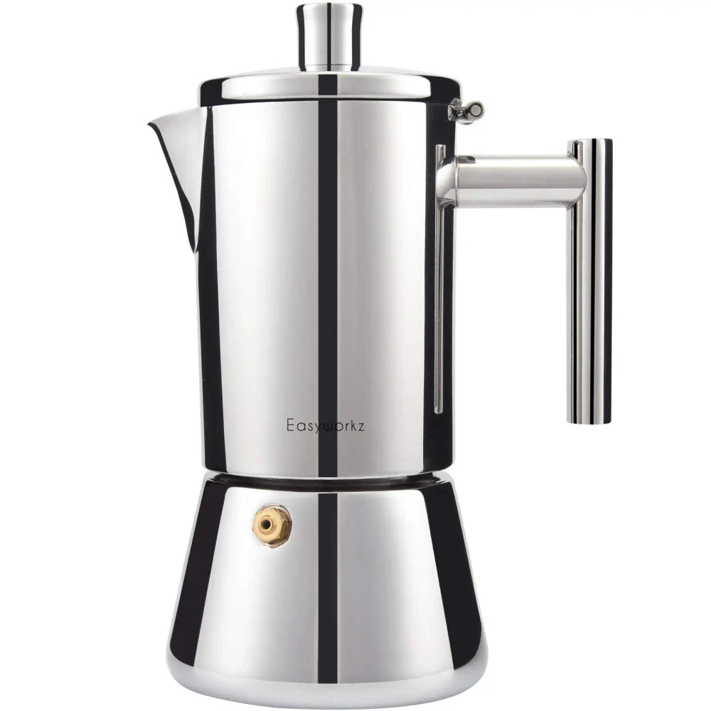Easyworkz Diego Stainless Steel Stovetop Espresso Maker