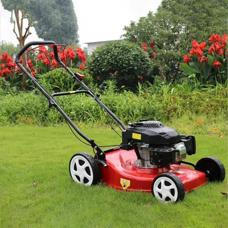 Four-stroke High-powered Gasoline Lawn Mower Self-propelled Push Mower for Lawn Mowing Garden Tool Weed Cutter