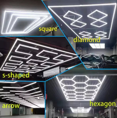 Durable Dimmable LED Embedded Ceiling Lights for Car Detail Garage Workshop and Warehouse Parking Lot Lamps