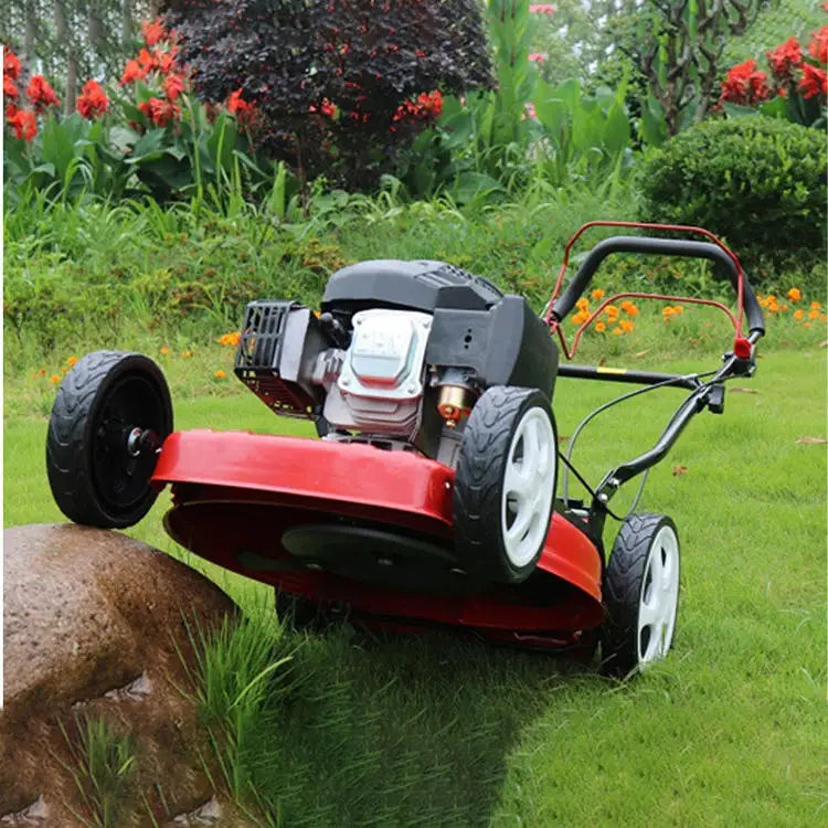 Four-stroke High-powered Gasoline Lawn Mower Self-propelled Push Mower for Lawn Mowing Garden Tool Weed Cutter