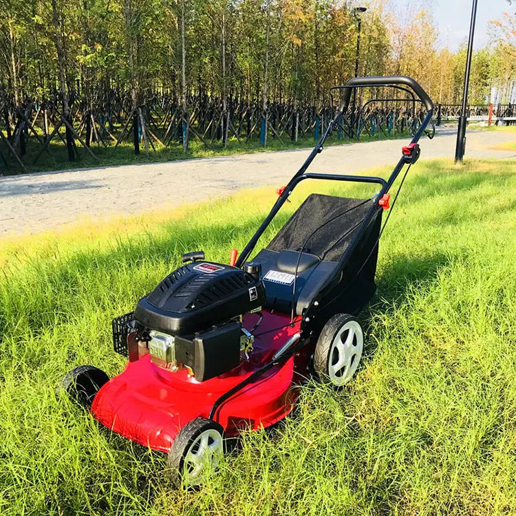 Four-stroke High-powered Gasoline Lawn Mower Self-propelled Push Mower for Lawn Mowing Garden Tool Weed Cutter