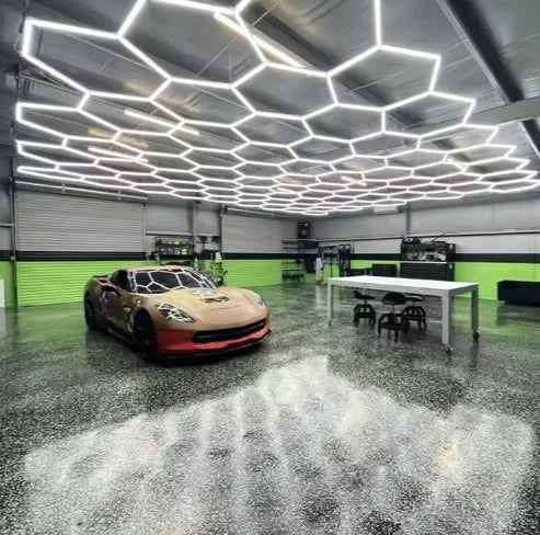 Durable Dimmable LED Embedded Ceiling Lights for Car Detail Garage Workshop and Warehouse Parking Lot Lamps