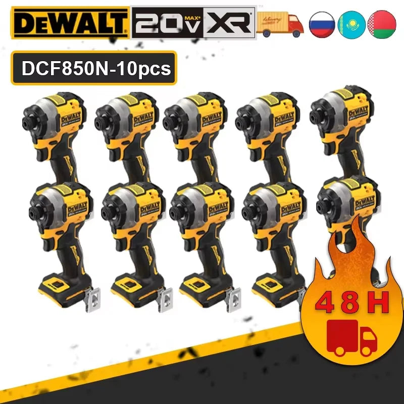 DEWALT Cordless Impact Driver DCF850 Brushless Portable Large Torque Drilling Holes For Screws Electric Impact Wrench