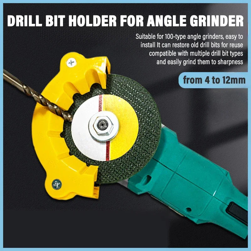 4-12mm Multipurpose Drill Bit Grinding Sharpener Precise Polishing Grinding Tool Powered Tool Parts Applicable Angle Grinder