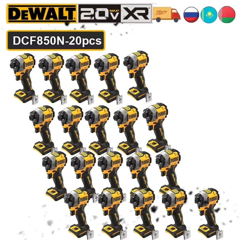 DEWALT Cordless Impact Driver DCF850 Brushless Portable Large Torque Drilling Holes For Screws Electric Impact Wrench
