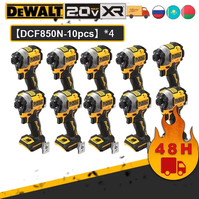 DEWALT Cordless Impact Driver DCF850 Brushless Portable Large Torque Drilling Holes For Screws Electric Impact Wrench