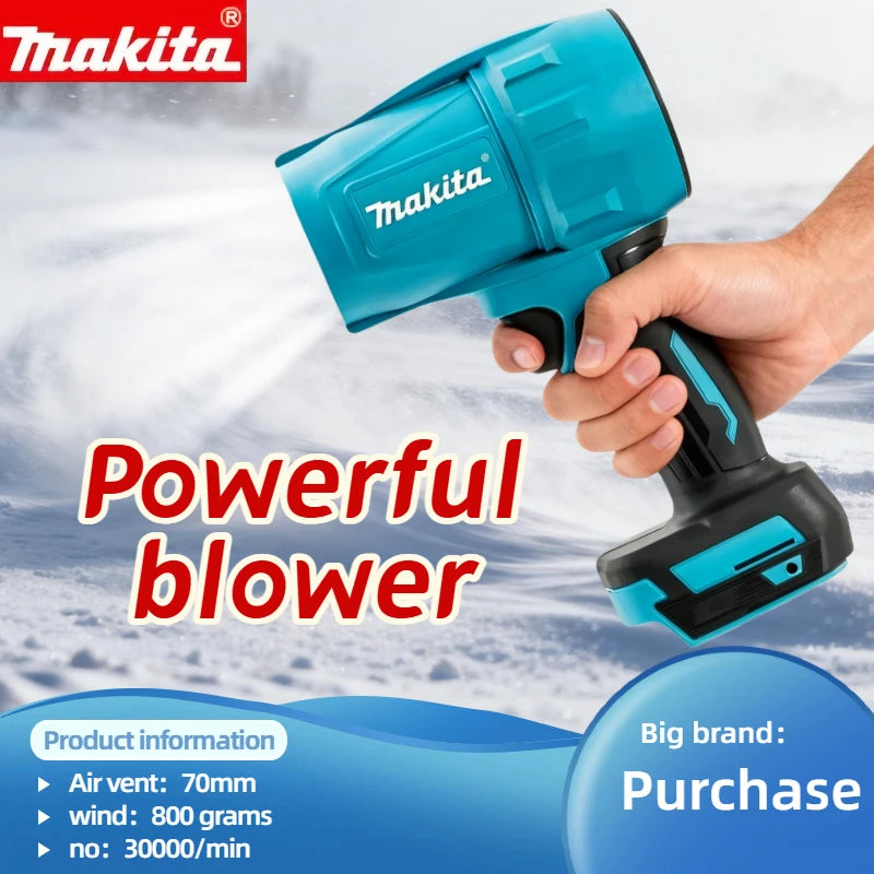 Makita 30000RPM Violent Blower Turbo Jet Fan 18V Electric Air Duster Wind Speed Turbo   Car Cleanin Tool