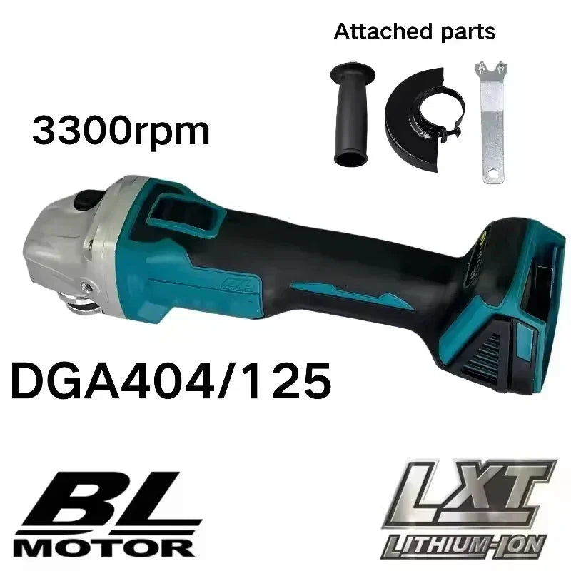 Makita  Angle Machine High Power Grinder Rechargeable Cutting DGA404 100mm Brushless Lithium Electric Polishing Machine