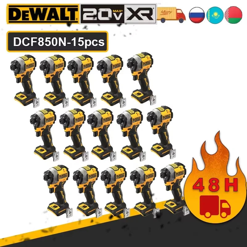 DEWALT Cordless Impact Driver DCF850 Brushless Portable Large Torque Drilling Holes For Screws Electric Impact Wrench
